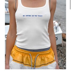 No crying on the yacht tank